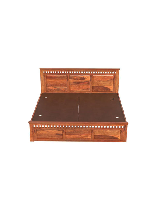 Royal Marwar Solid Sheesham Wood Bed Without Stora - view 2