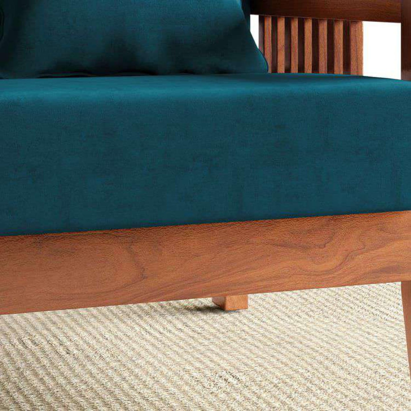 Royal Marwar Solid Sheesham Wood 1 Seater Sofa | W - view 24
