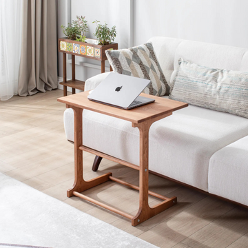 Royal Marwar Solid Sheesham Wood Laptop Table | Multipurpose Side Table | Study & Bedside Table | Honey Finish & Walnut Finish