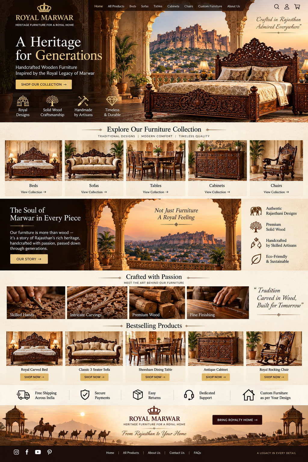 How to Choose Wooden Furniture According to Room Size in India 2026: Beds, Sofas, Cabinets, Dining Tables & Storage Guide
