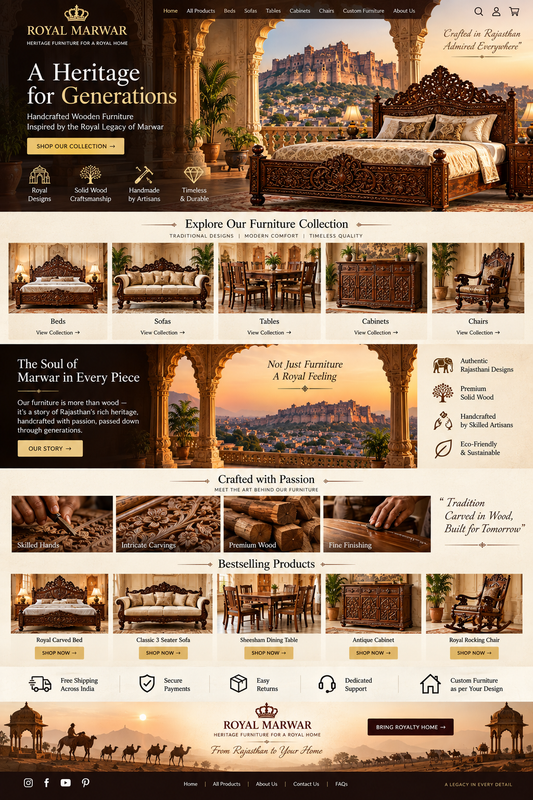 How to Choose Wooden Furniture According to Room Size in India 2026: Beds, Sofas, Cabinets, Dining Tables & Storage Guide