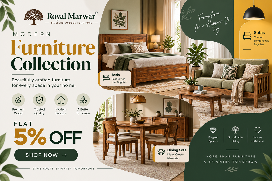 Luxury Solid Wood Furniture for Indian Homes in 2026: Complete Room-by-Room Product Guide