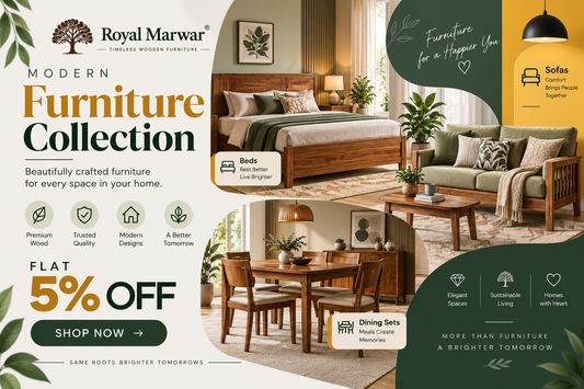 Luxury Solid Wood Furniture for Indian Homes in 2026: Complete Room-by-Room Product Guide