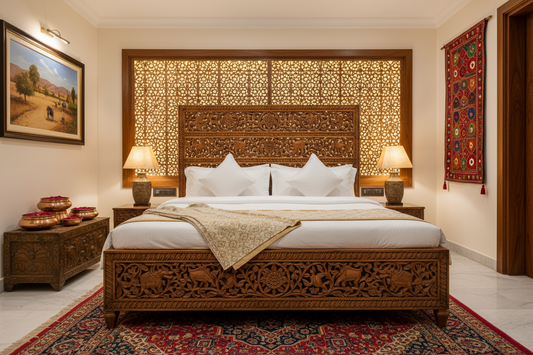 Wooden Bed Design Ideas for Indian Bedrooms: Traditional, Modern & Luxury Styles