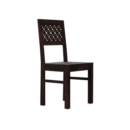 Royal Marwar Solid Sheesham Wood 6 Seater Dining Table Set | Wooden Dining Set with 6 Chairs | Honey Finish