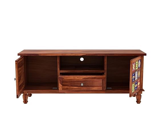 Royal Marwar Sheesham Wood TV Unit | 2 Door Cabine - view 4