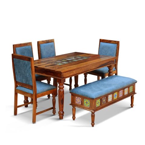 Royal Marwar Solid Sheesham Wood Dining Table Set  - view 3