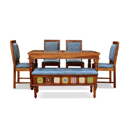 Royal Marwar Solid Sheesham Wood Dining Table Set  - view 4