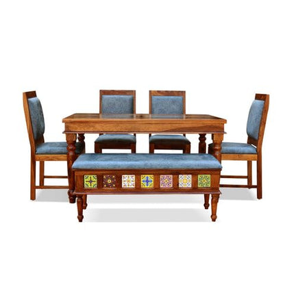 Royal Marwar Solid Sheesham Wood Dining Table Set  - view 4