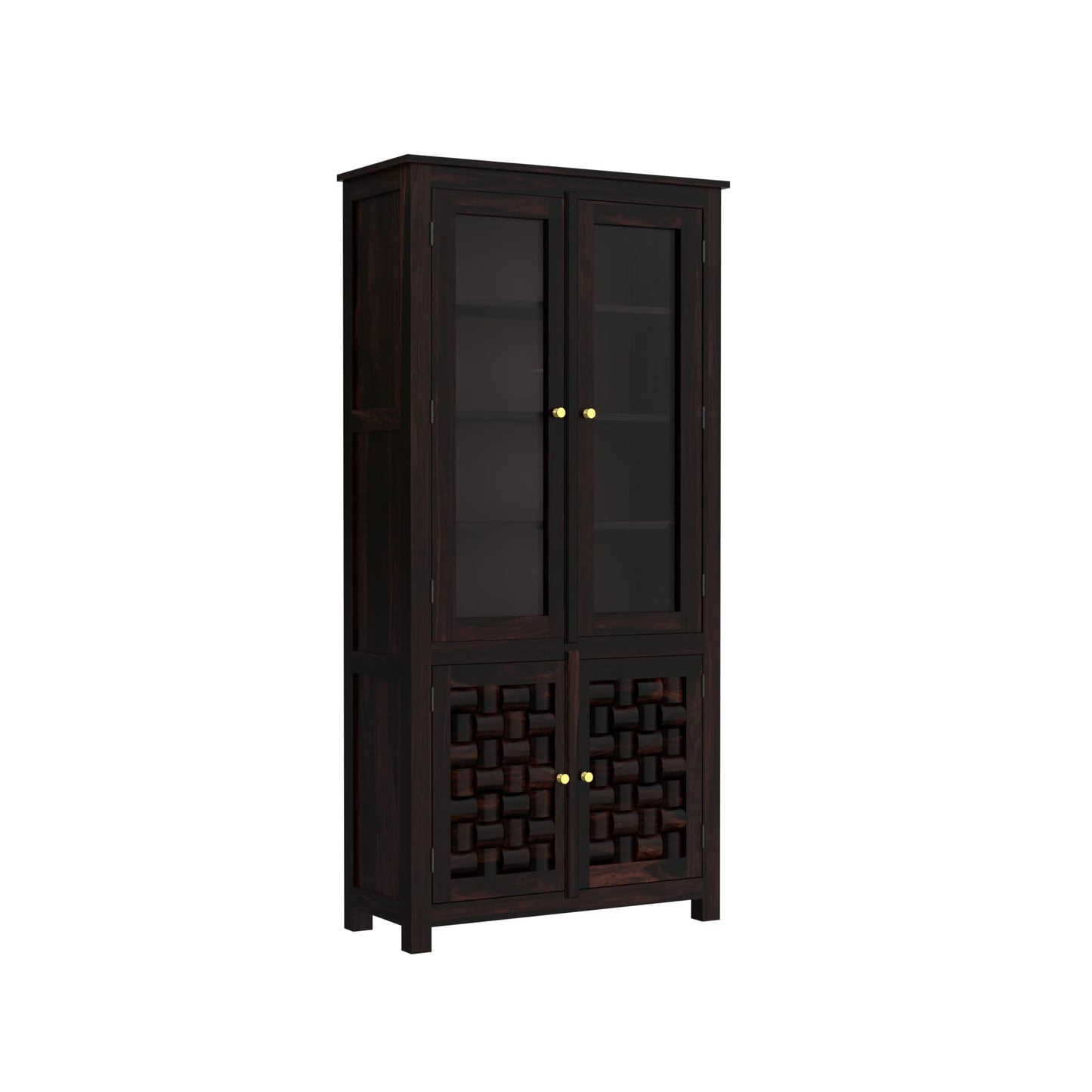 Royal Marwar Sheesham Wood Sideboard Crockery Cabi - view 8