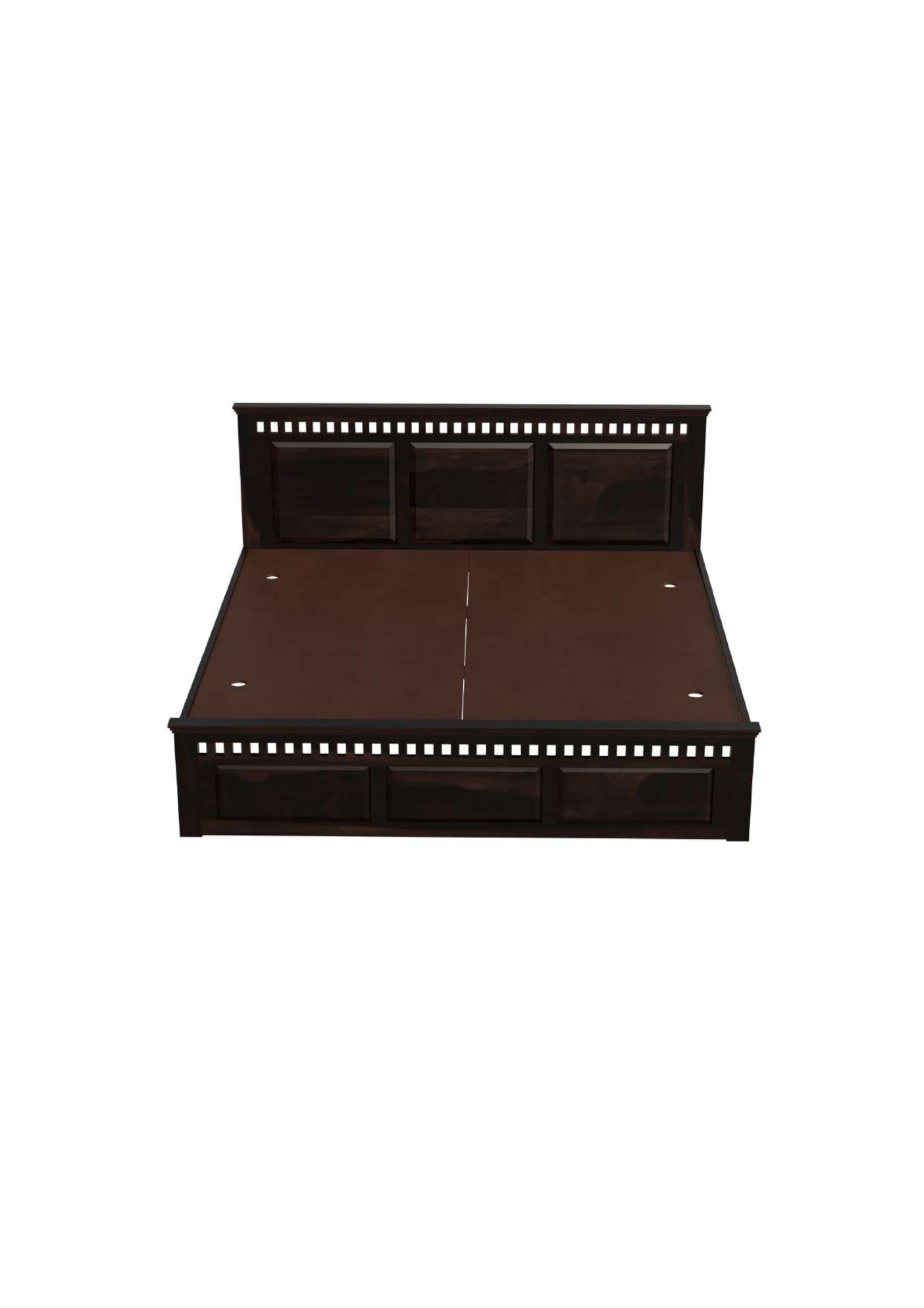 Royal Marwar Solid Sheesham Wood Bed Without Stora - view 8