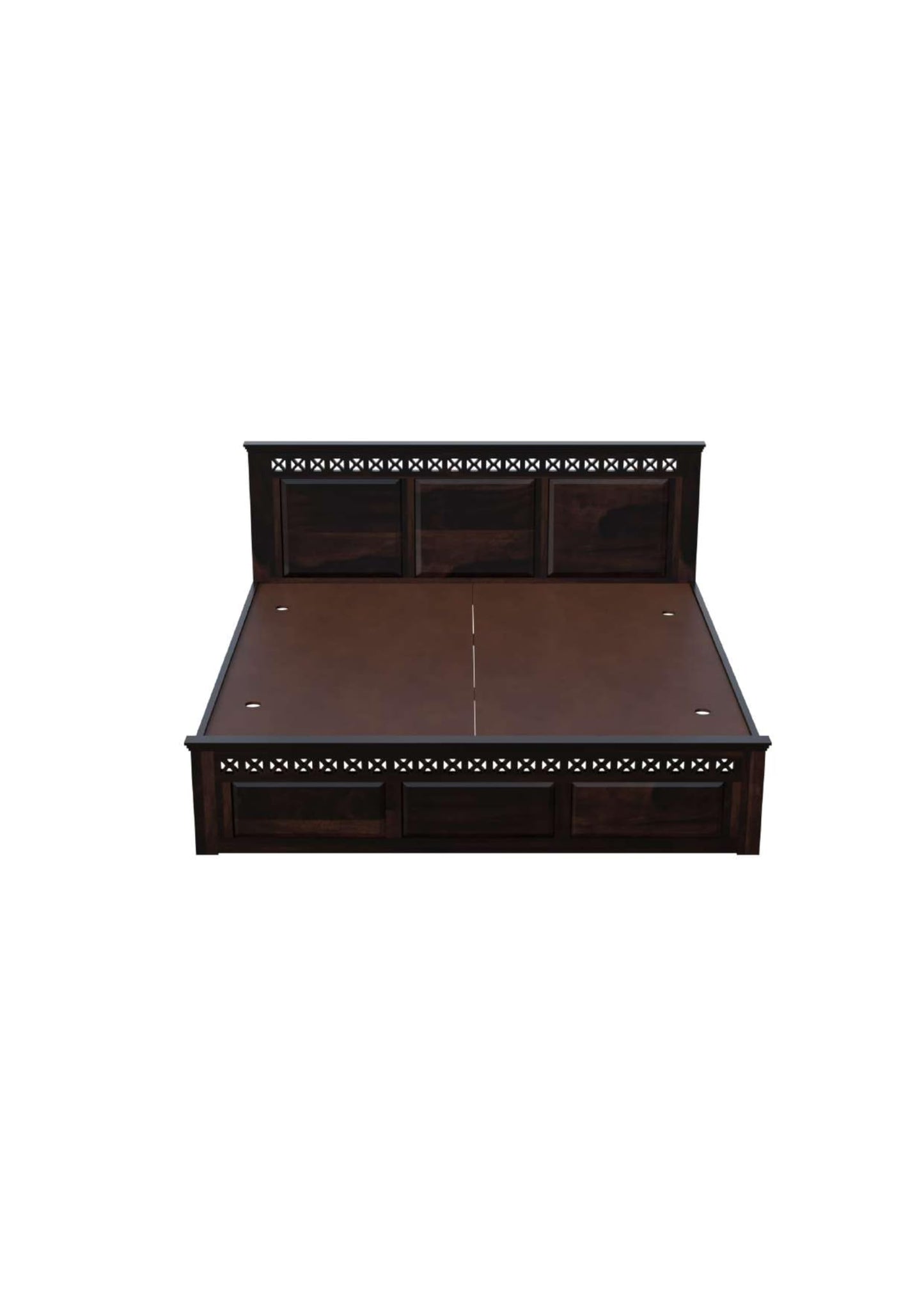 Royal Marwar Solid Sheesham Wood Bed Without Stora - view 8