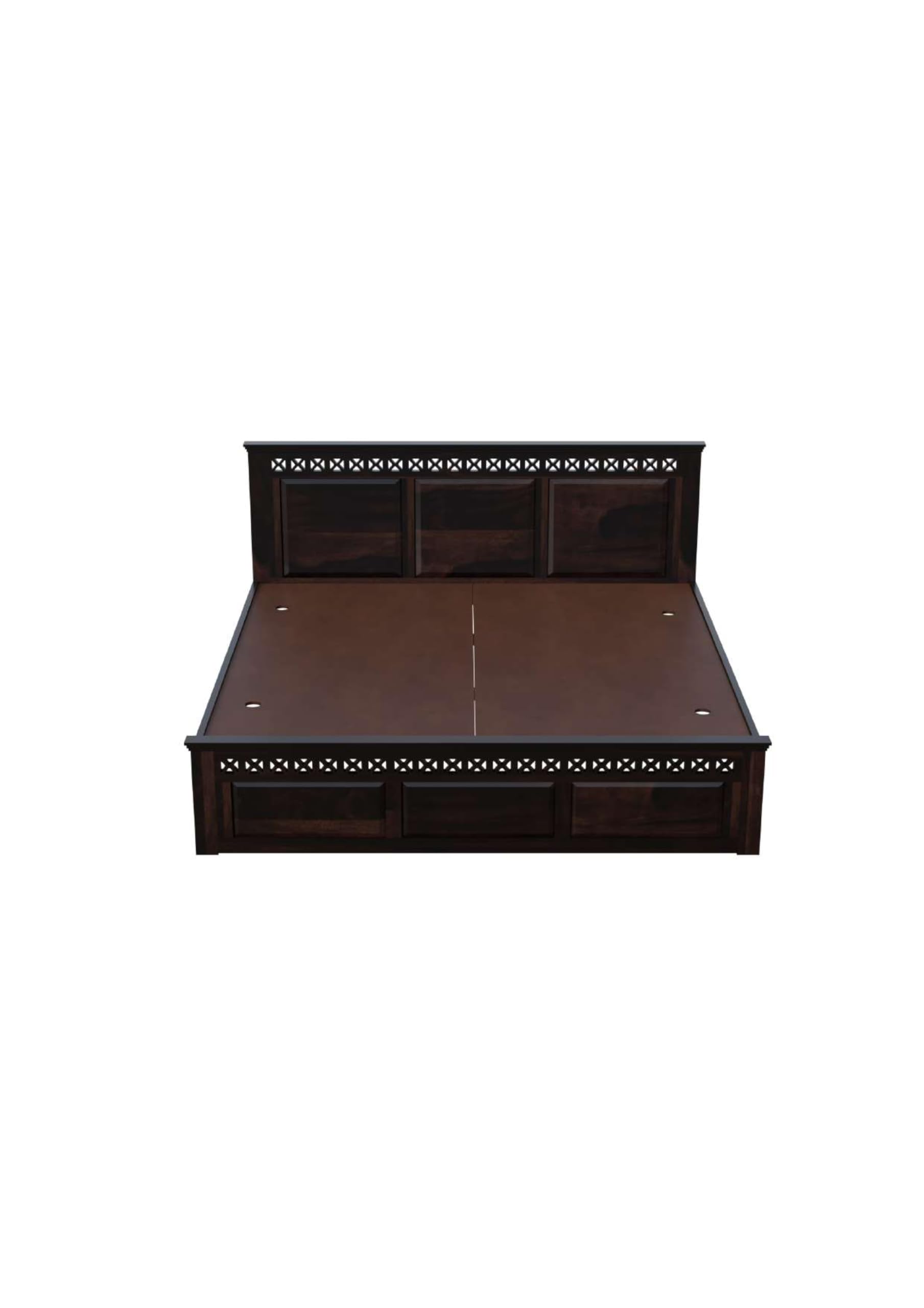Royal Marwar Solid Sheesham Wood Bed Without Stora - view 8