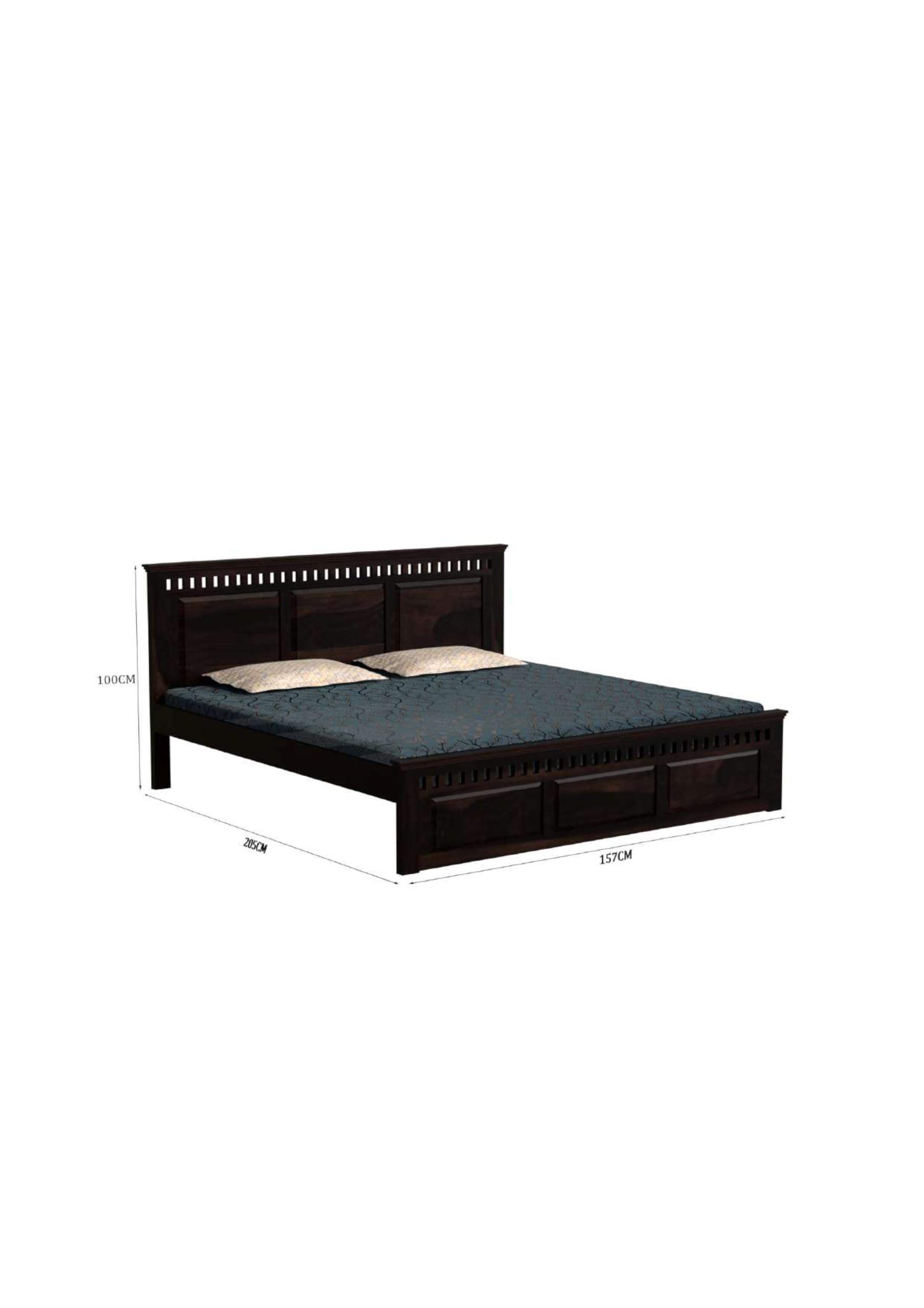 Royal Marwar Solid Sheesham Wood Bed Without Stora - view 13