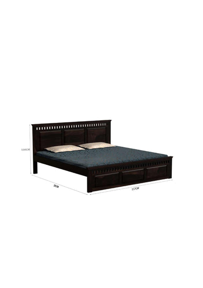 Royal Marwar Solid Sheesham Wood Bed Without Stora - view 13