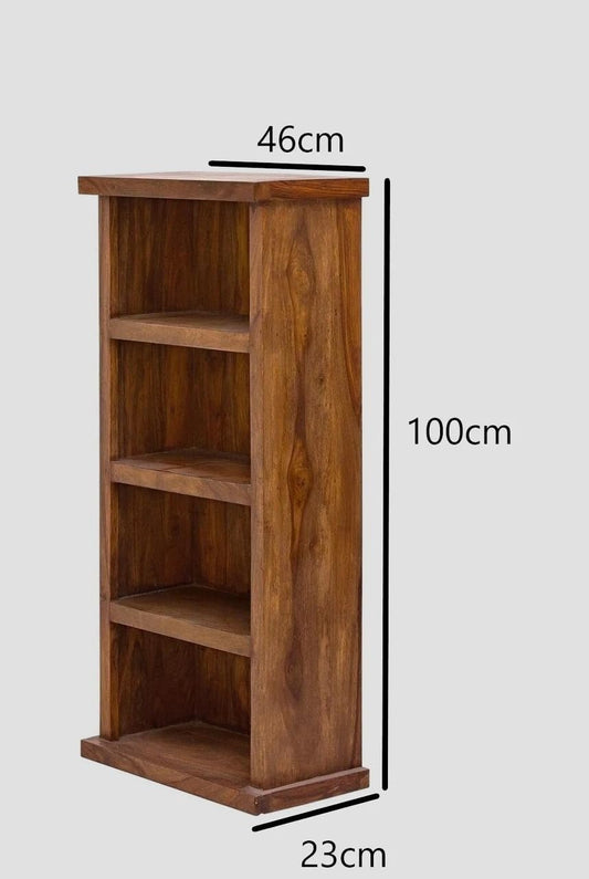 Royal Marwar Solid Sheesham Wood Bookshelf with 4  - view 2