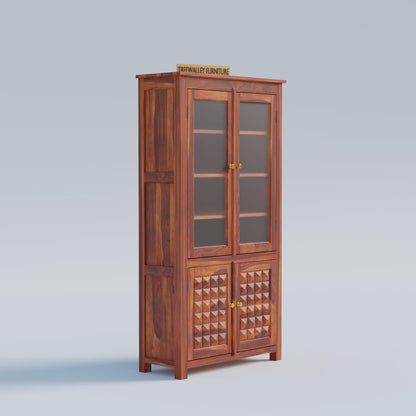 Royal Marwar Solid Sheesham Wood Crockery Cabinet  - view 3