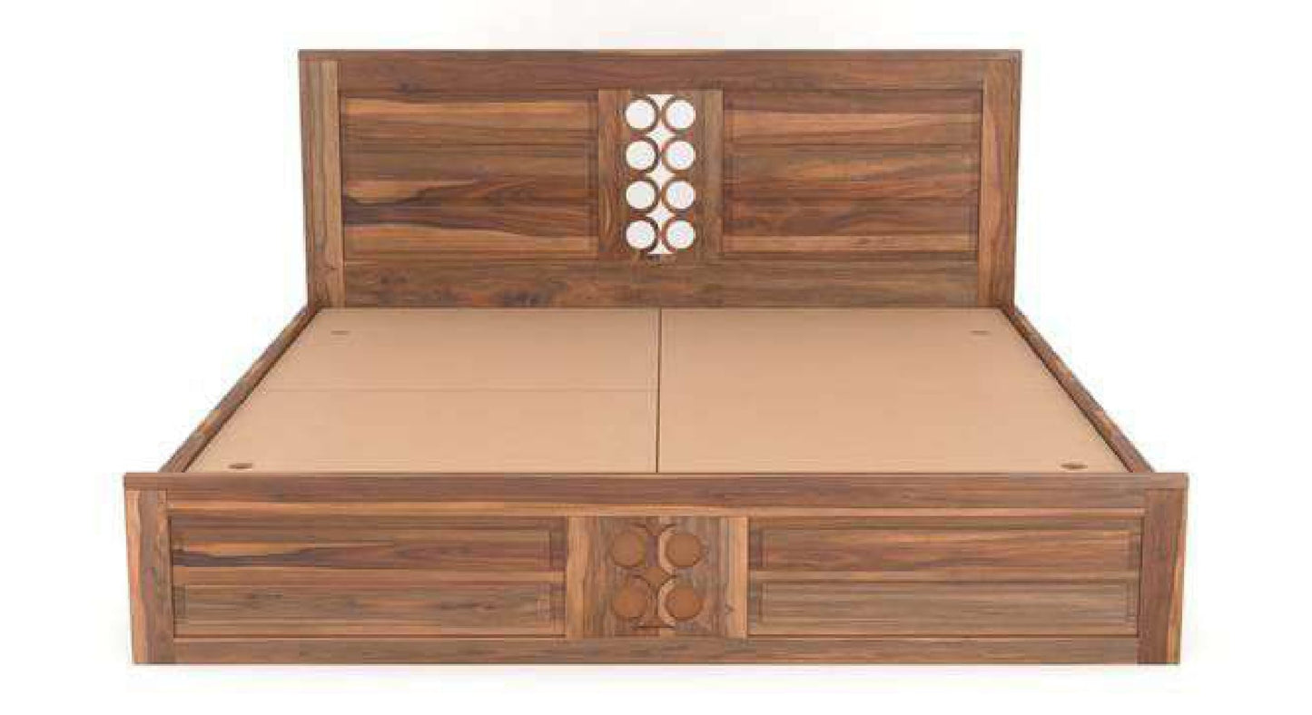 Royal Marwar Sheesham Wood Bed with Storage Box |  - view 2