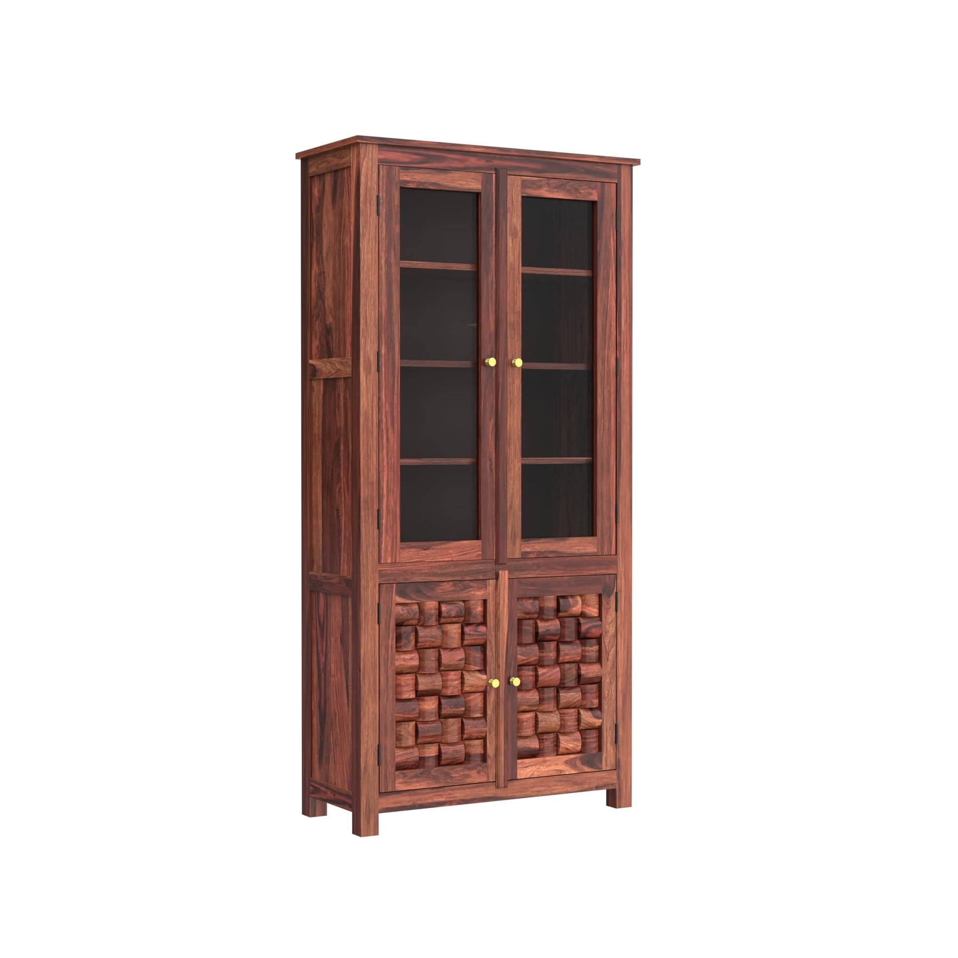 Royal Marwar Sheesham Wood Sideboard Crockery Cabi - view 2