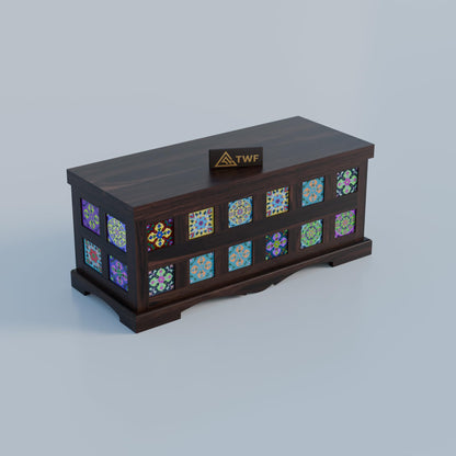 Royal Marwar Solid Sheesham Wood Trunk Storage Box - view 10