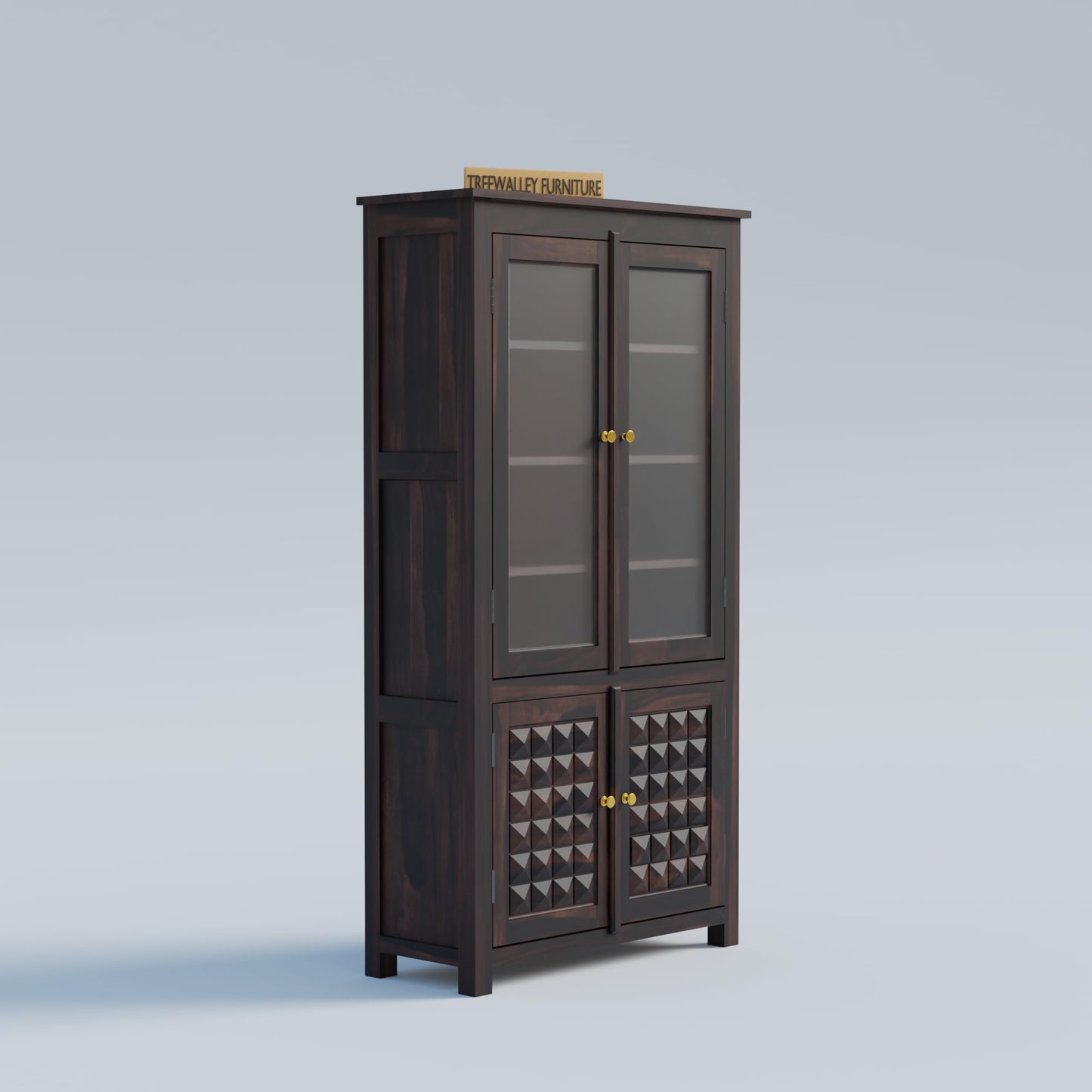 Royal Marwar Solid Sheesham Wood Crockery Cabinet  - view 8