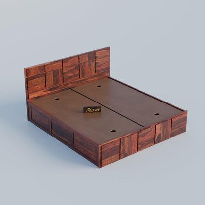 Royal Marwar Sheesham Wood Bed with Storage Box |  - view 5