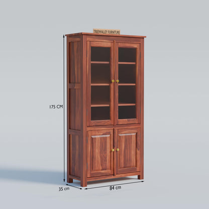 Royal Marwar Solid Sheesham Wood Crockery Cabinet  - view 2