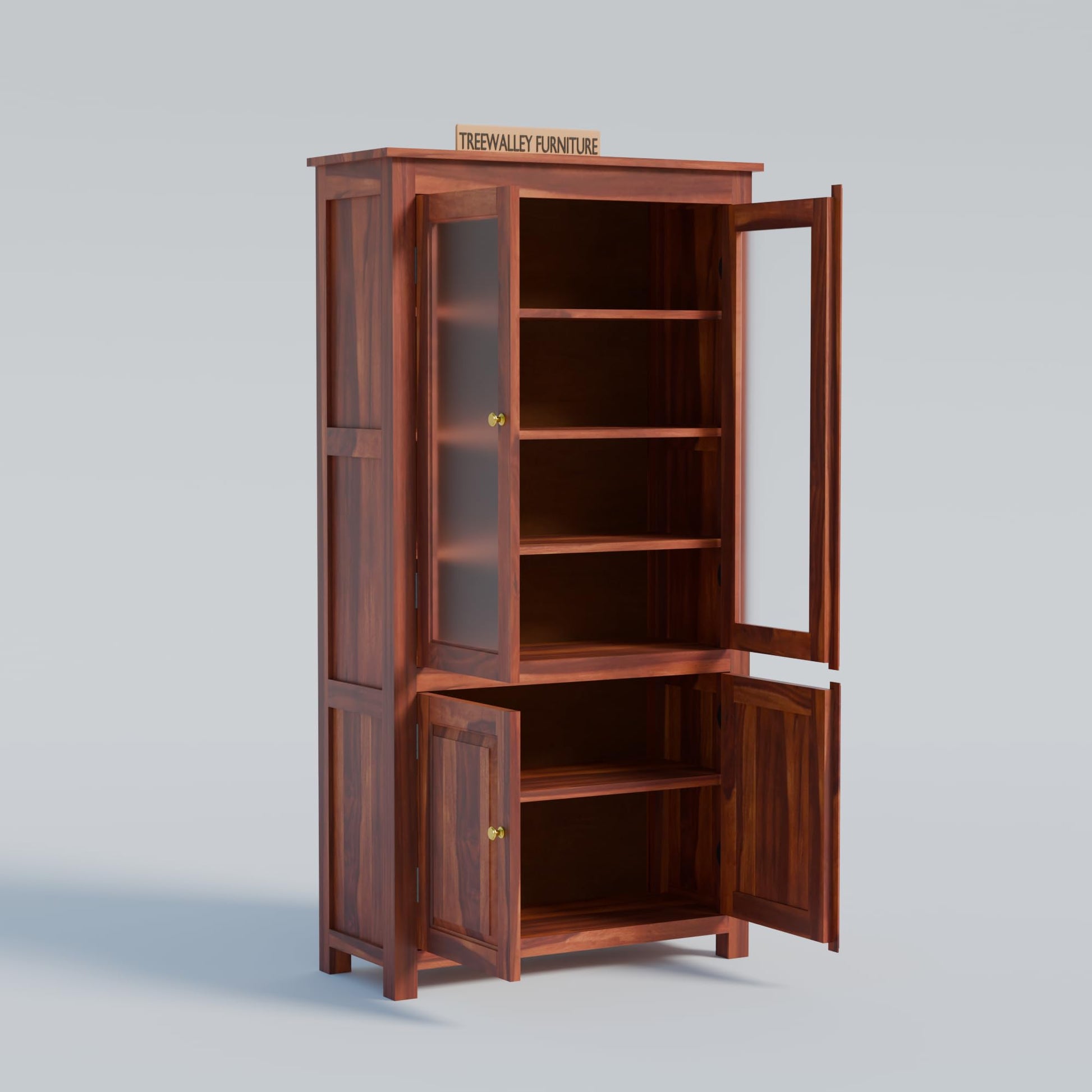 Royal Marwar Solid Sheesham Wood Crockery Cabinet  - view 4