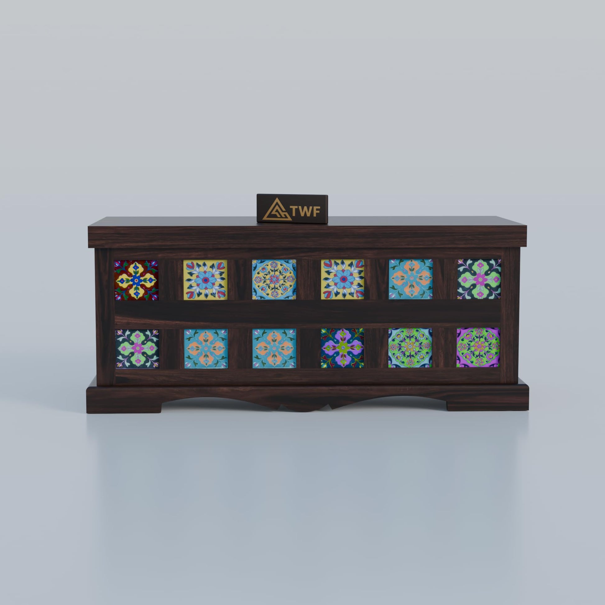Royal Marwar Solid Sheesham Wood Trunk Storage Box - view 11