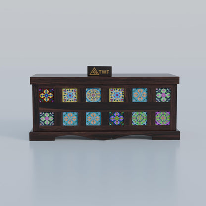Royal Marwar Solid Sheesham Wood Trunk Storage Box - view 11