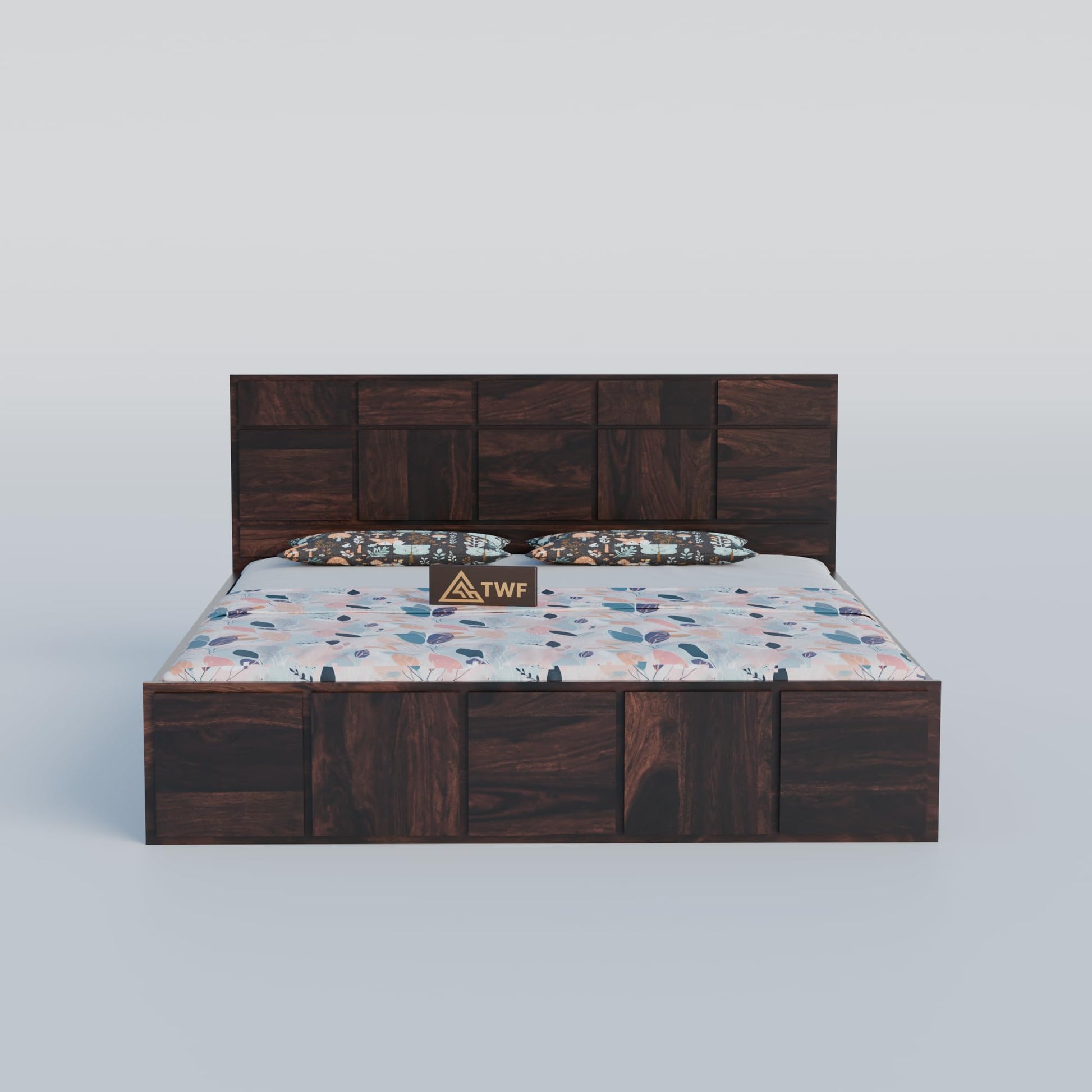 Royal Marwar Sheesham Wood Bed with Storage Box |  - view 10