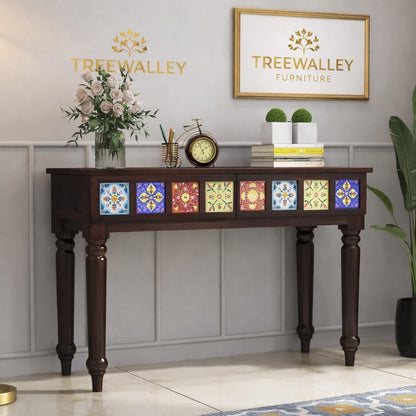 Royal Marwar Sheesham Wood Console Table with 2 Dr - view 10