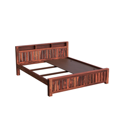 Royal Marwar Solid Sheesham Wood Bed Without Stora - View 4