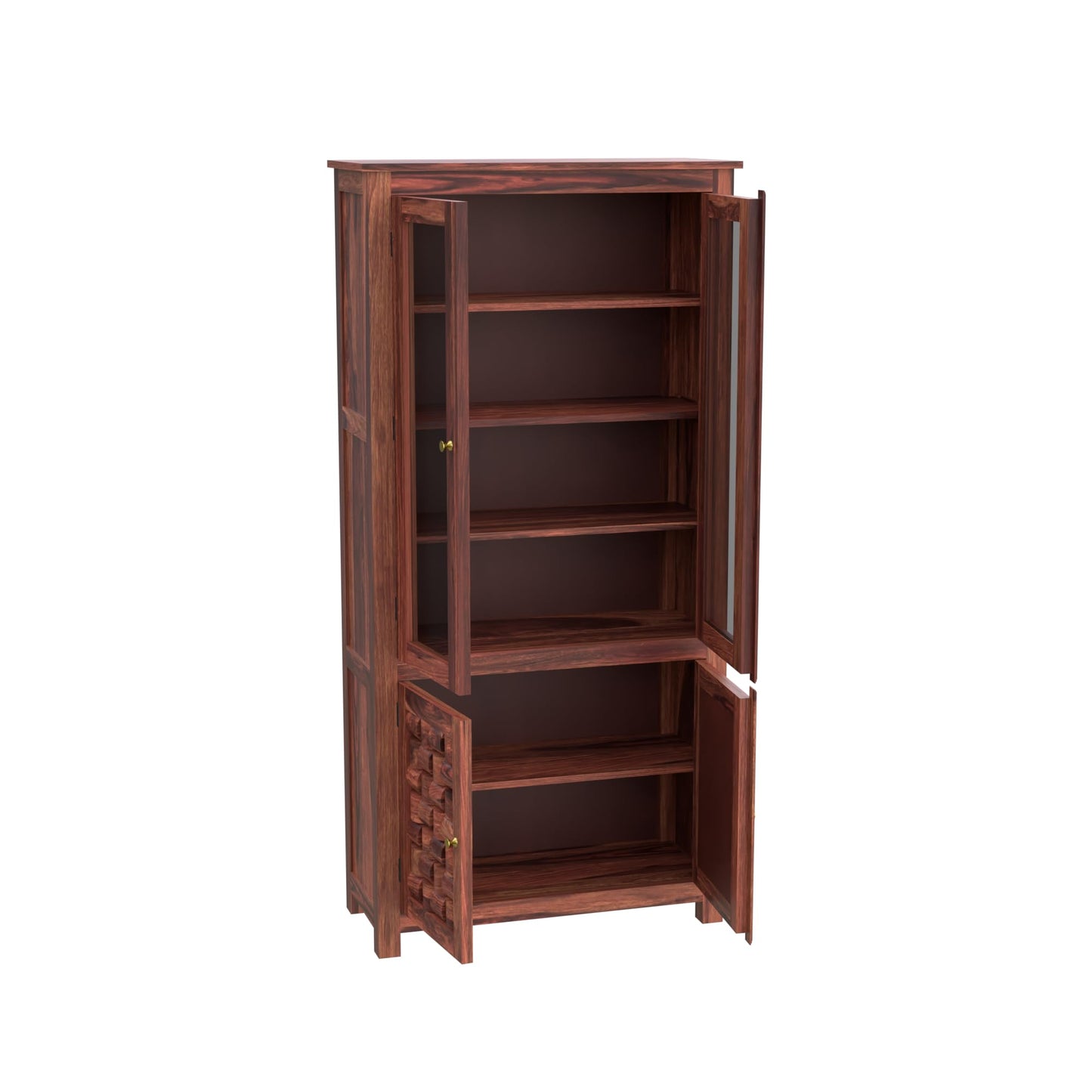Royal Marwar Sheesham Wood Sideboard Crockery Cabi - view 5