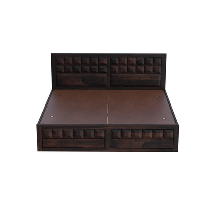 Royal Marwar Solid Sheesham Wood Bed Without Stora - view 9