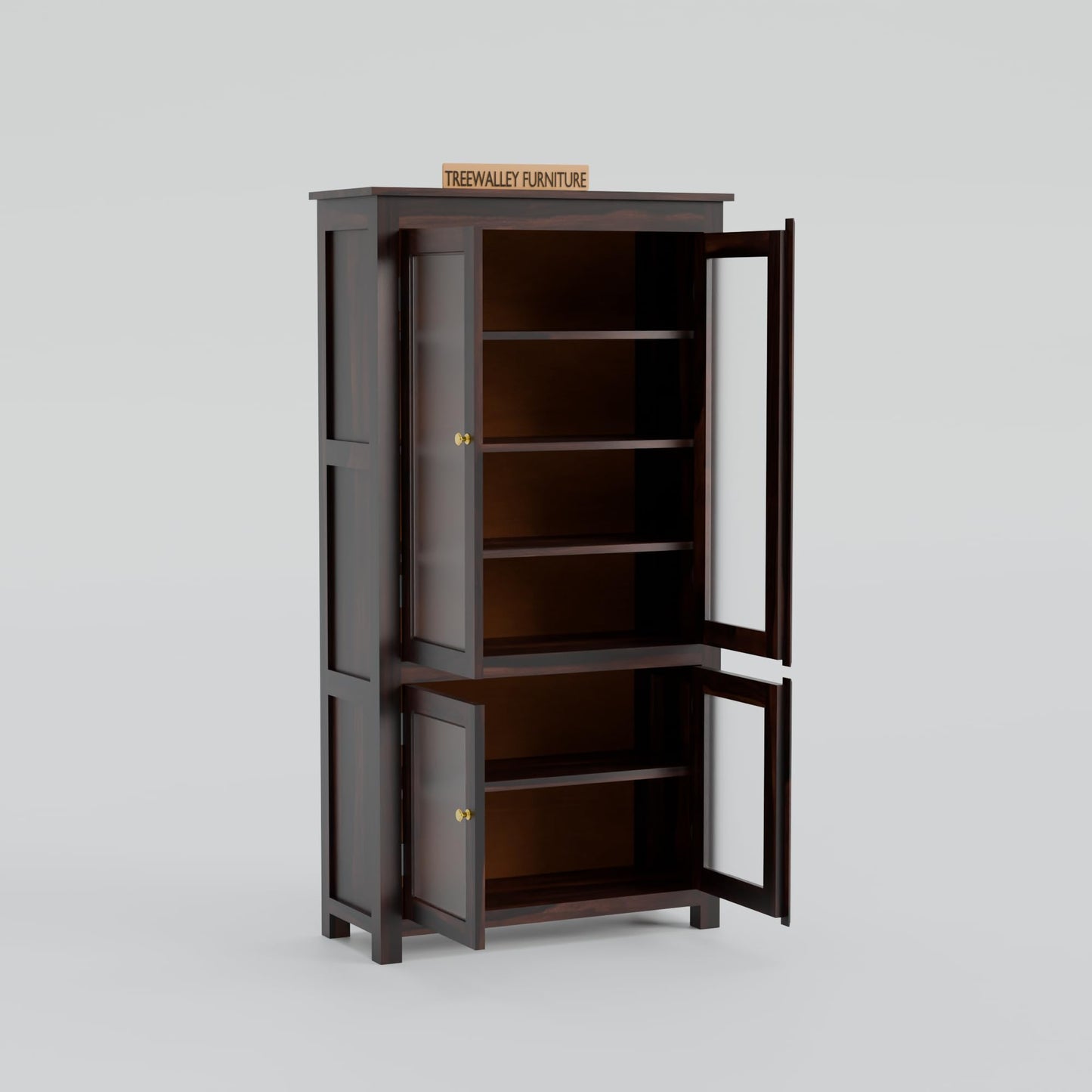 Royal Marwar Solid Sheesham Wood Crockery Cabinet  - view 10