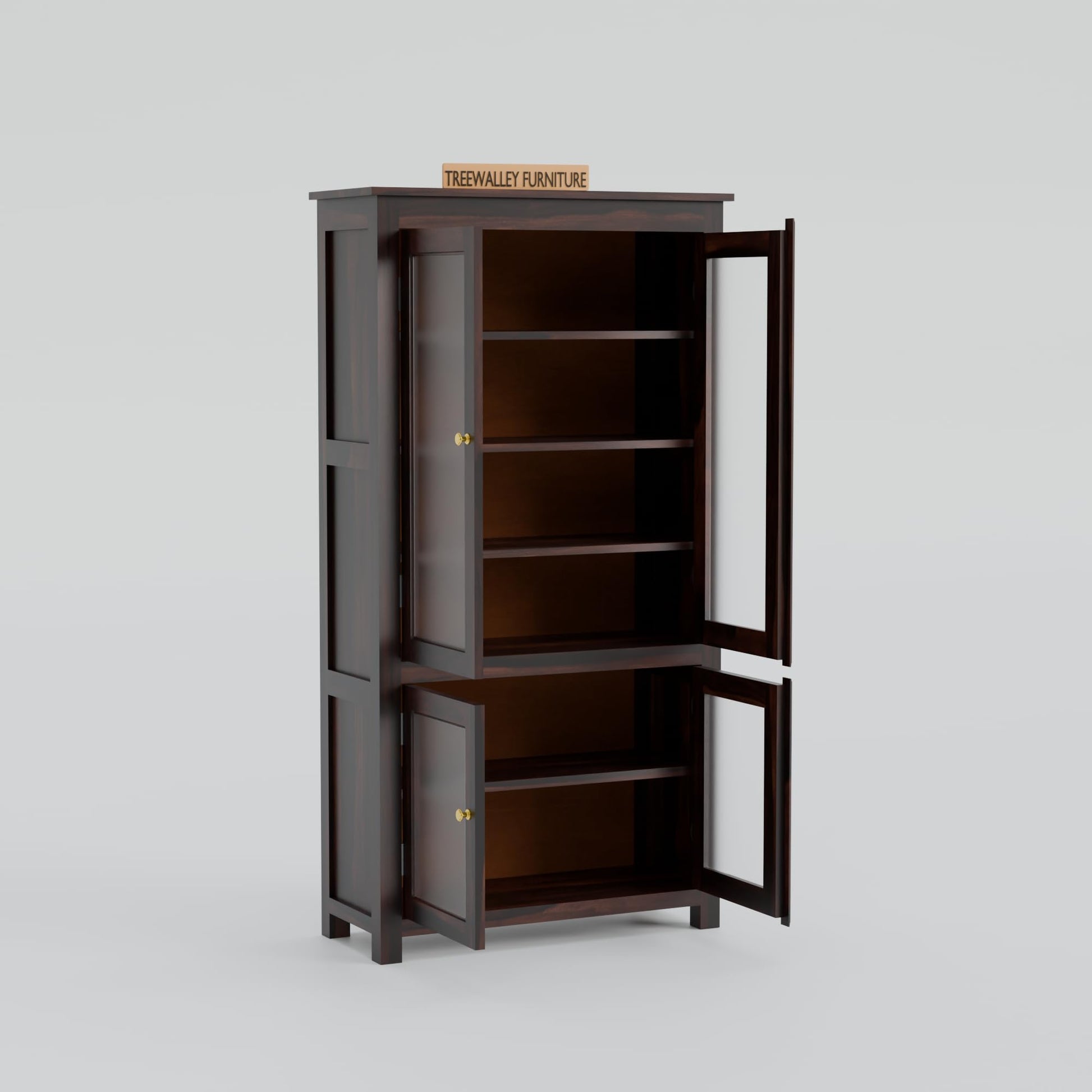 Royal Marwar Solid Sheesham Wood Crockery Cabinet  - view 10