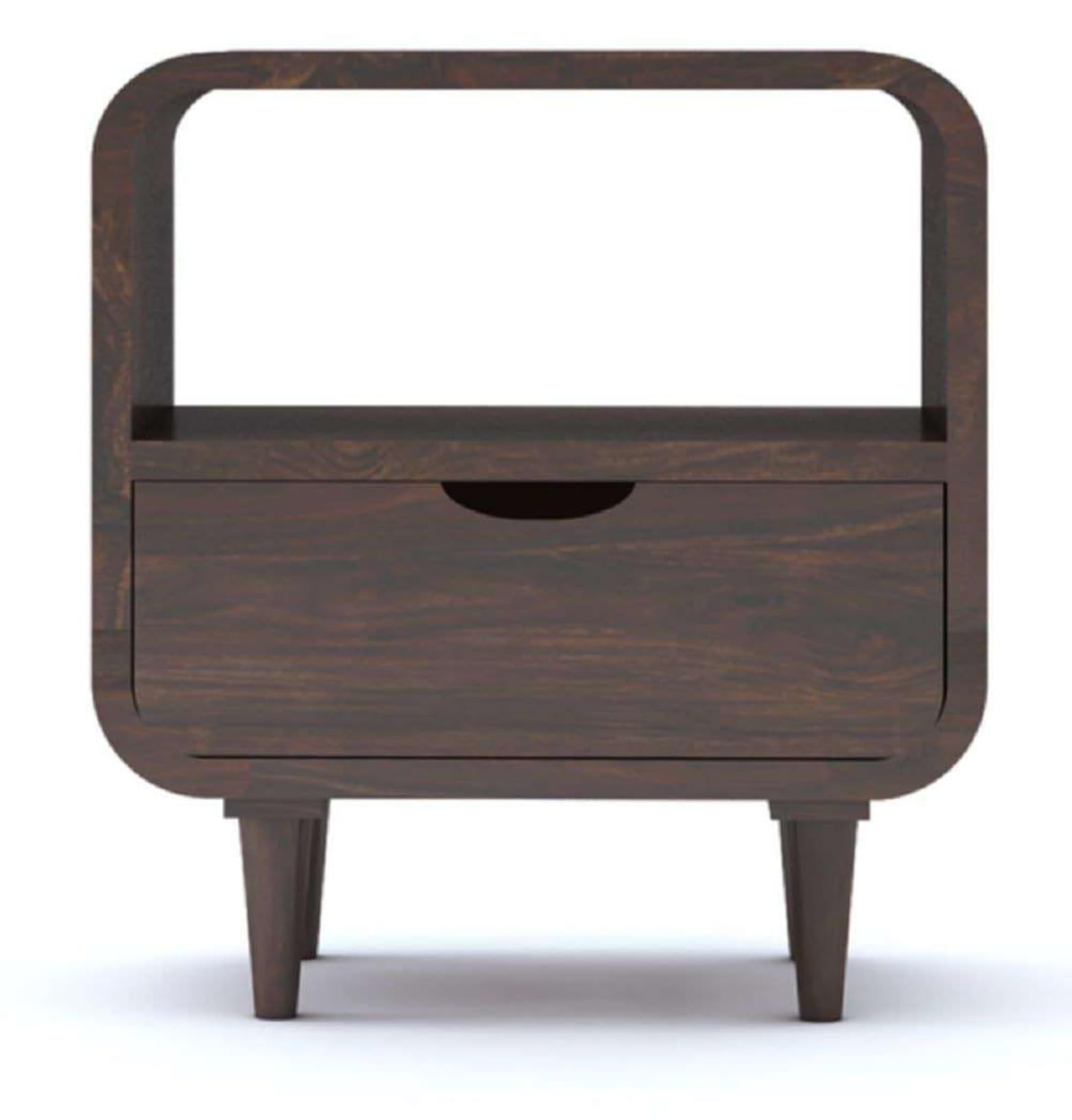 Royal Marwar Solid Sheesham Wood Bedside Table | 1 - view 6