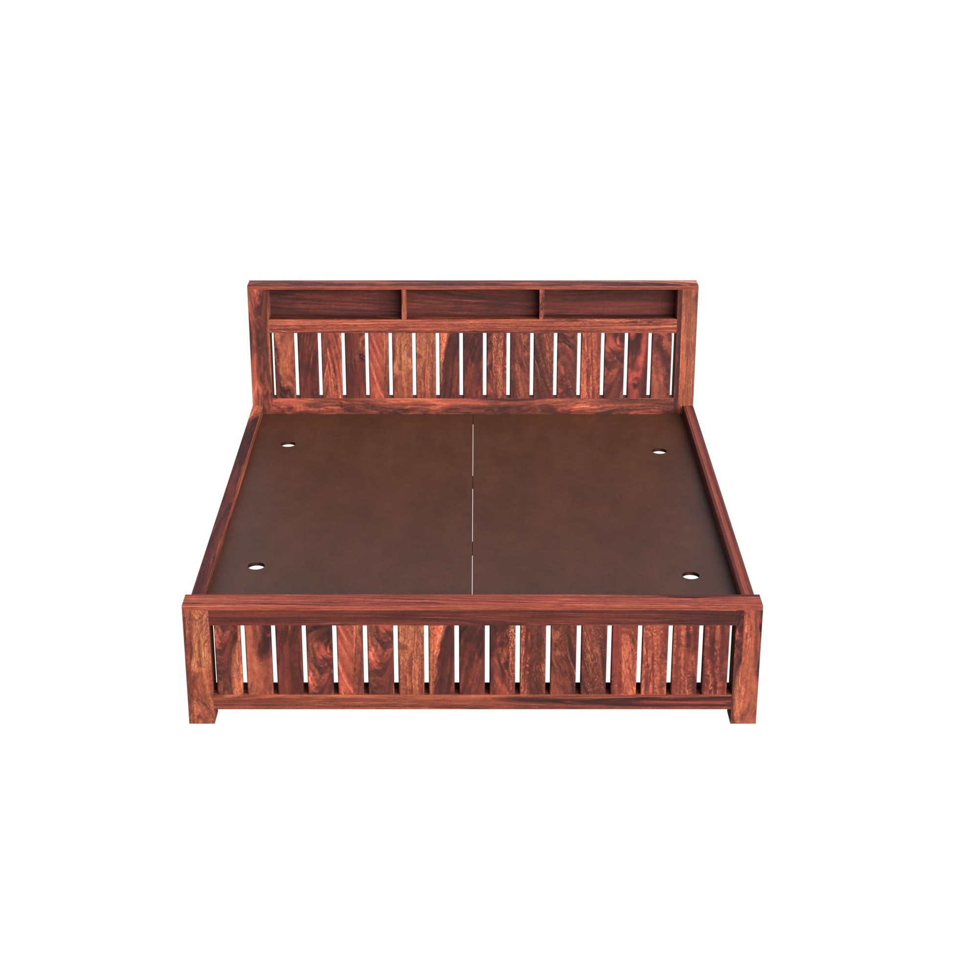 Royal Marwar Solid Sheesham Wood Bed Without Stora - View 5