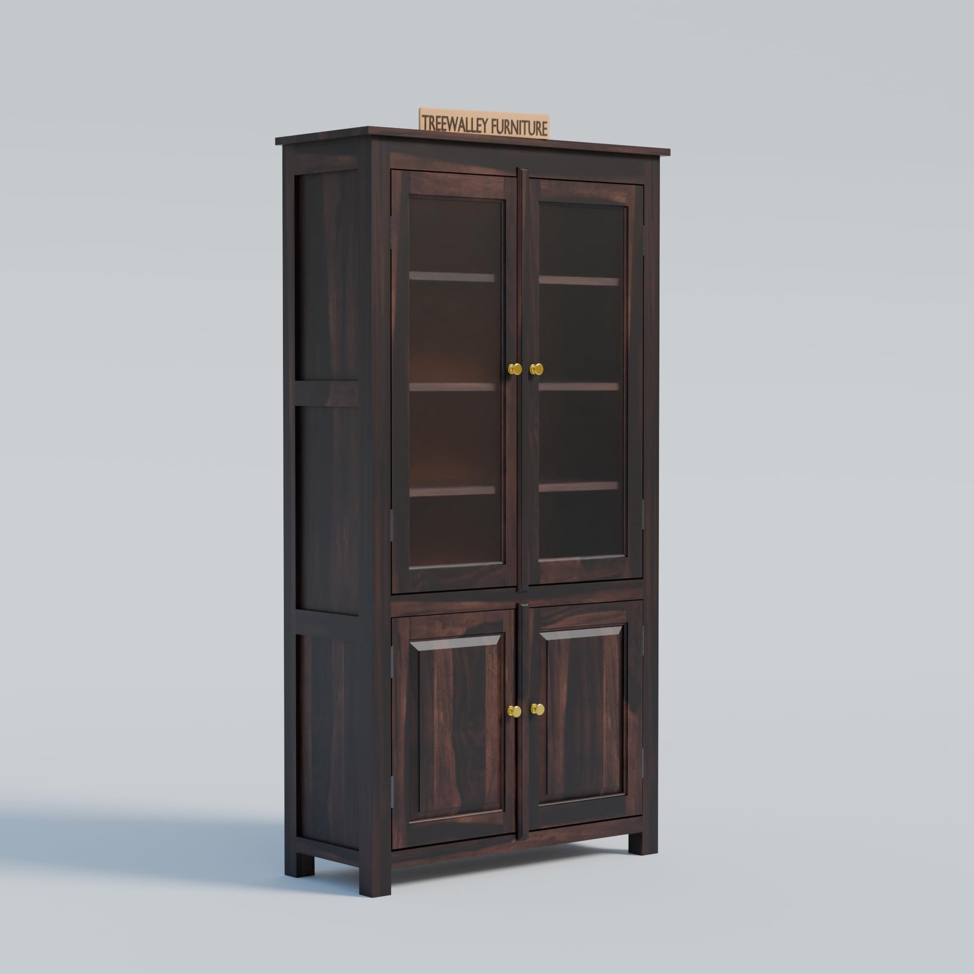 Royal Marwar Solid Sheesham Wood Crockery Cabinet  - view 8
