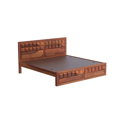 Royal Marwar Solid Sheesham Wood Bed Without Stora - view 4
