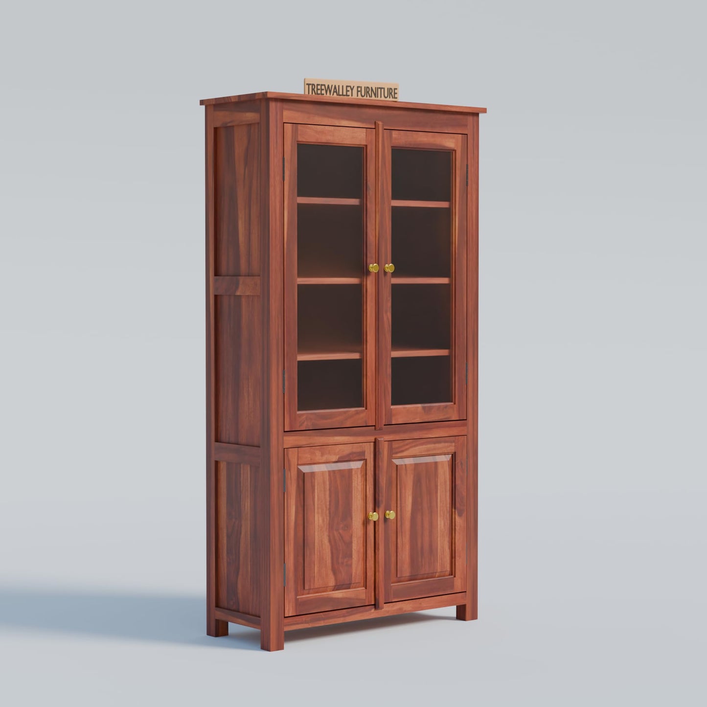 Royal Marwar Solid Sheesham Wood Crockery Cabinet  - view 3