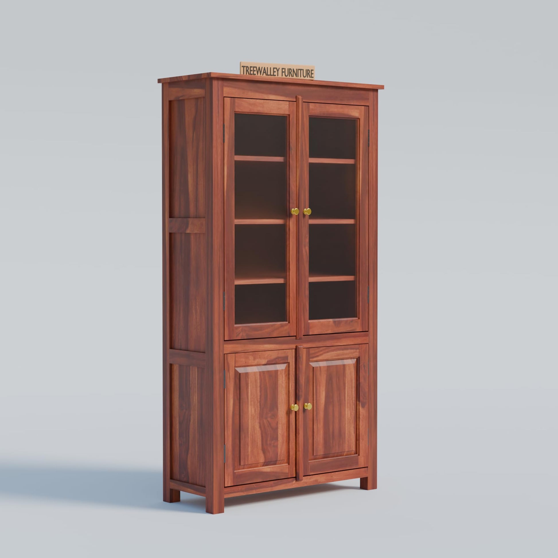 Royal Marwar Solid Sheesham Wood Crockery Cabinet  - view 3