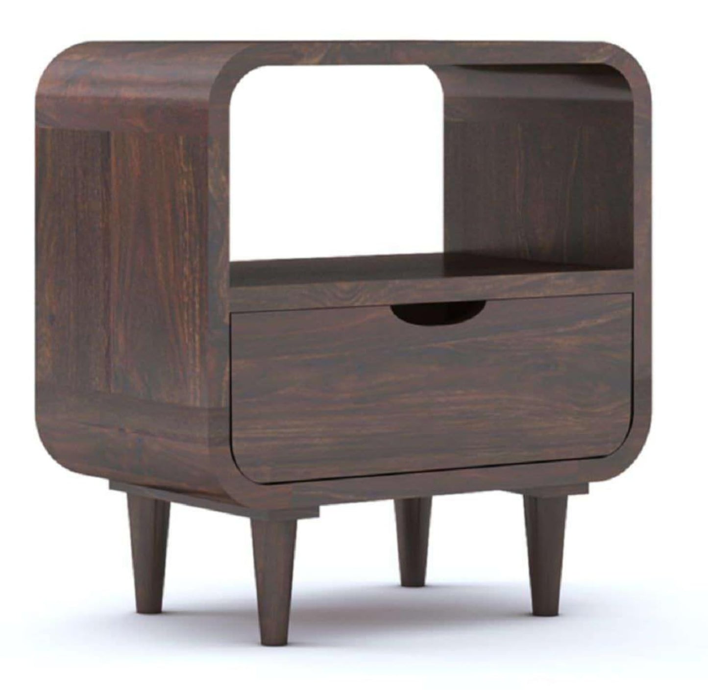 Royal Marwar Solid Sheesham Wood Bedside Table | 1 - view 5