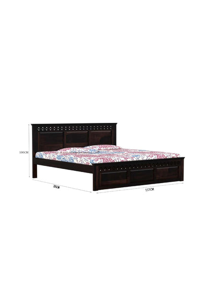 Royal Marwar Solid Sheesham Wood Bed Without Stora - view 13