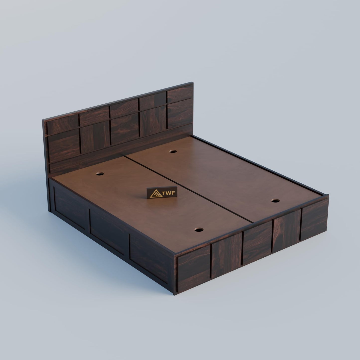 Royal Marwar Sheesham Wood Bed with Storage Box |  - view 11