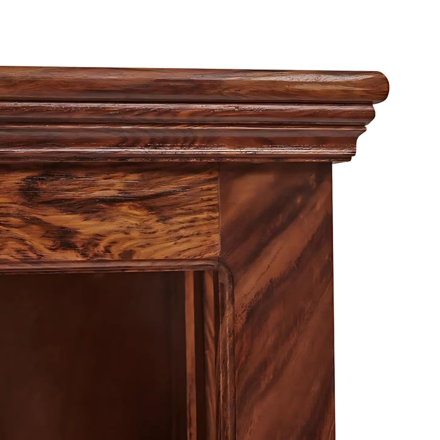 Royal Marwar Solid Sheesham Wood Bookshelf with 5  - view 5