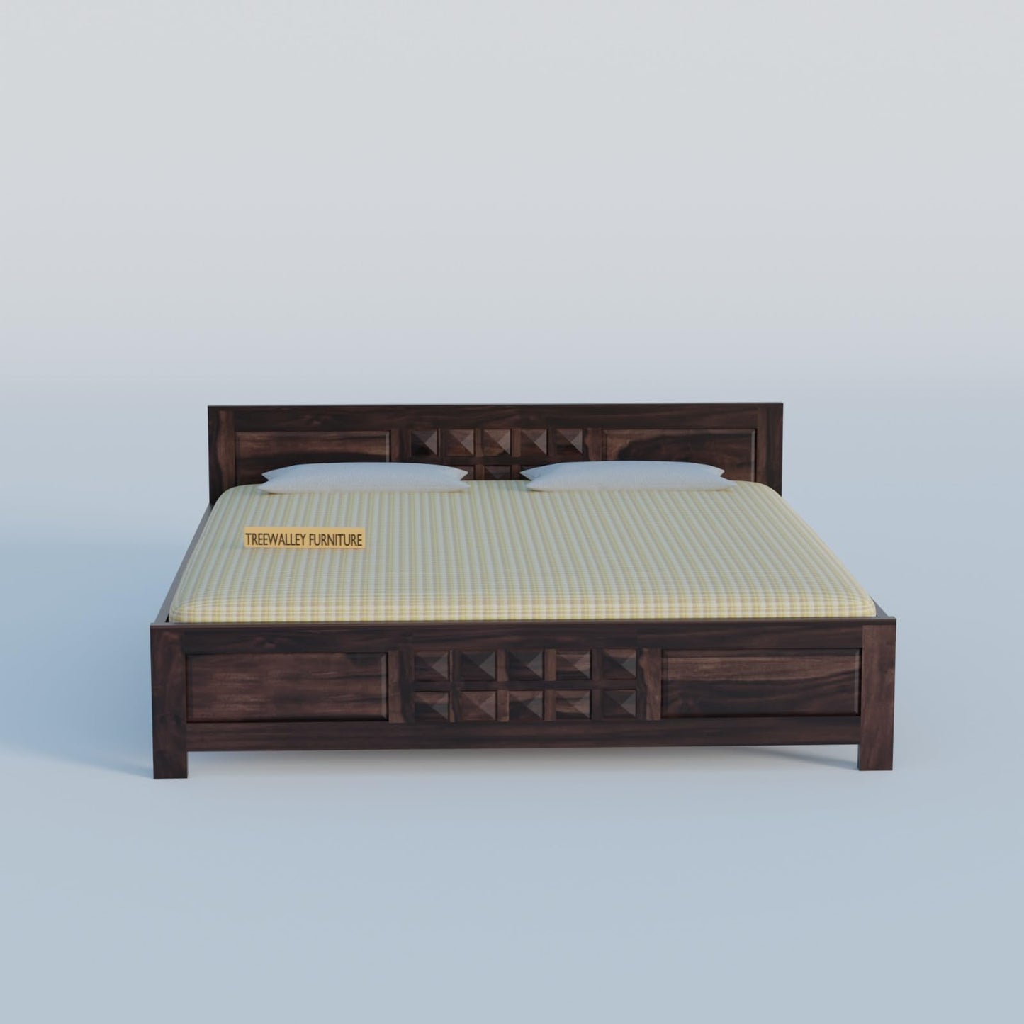Royal Marwar Solid Sheesham Wood Bed Without Stora - view 15
