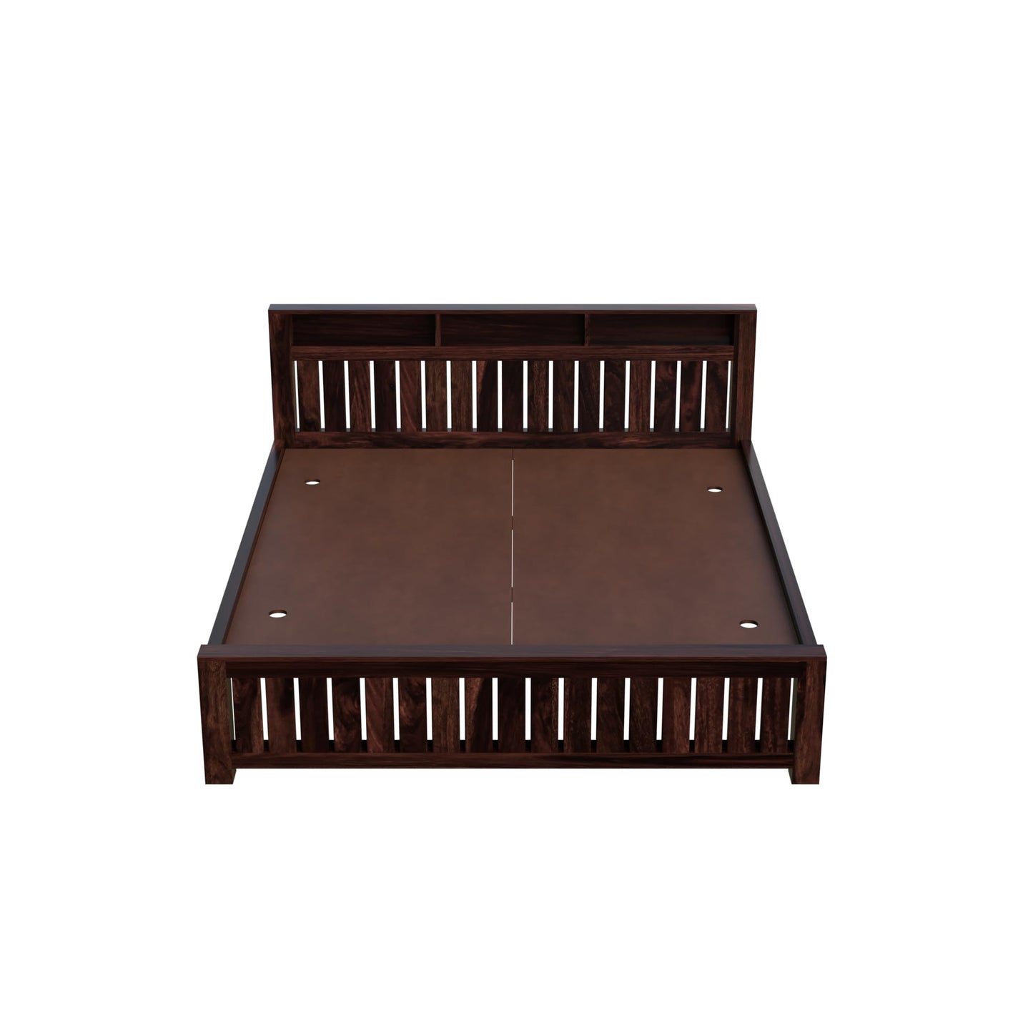 Royal Marwar Solid Sheesham Wood Bed Without Stora - view 11