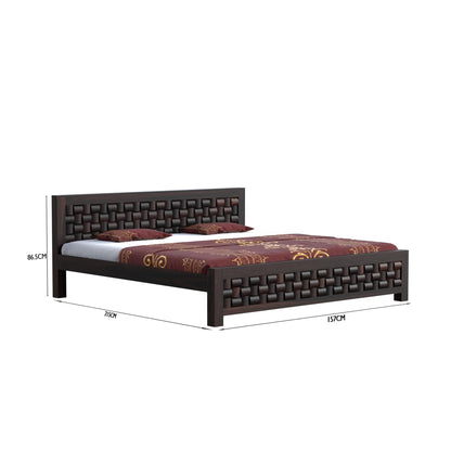 Royal Marwar Solid Sheesham Wood Bed Without Stora - view 14
